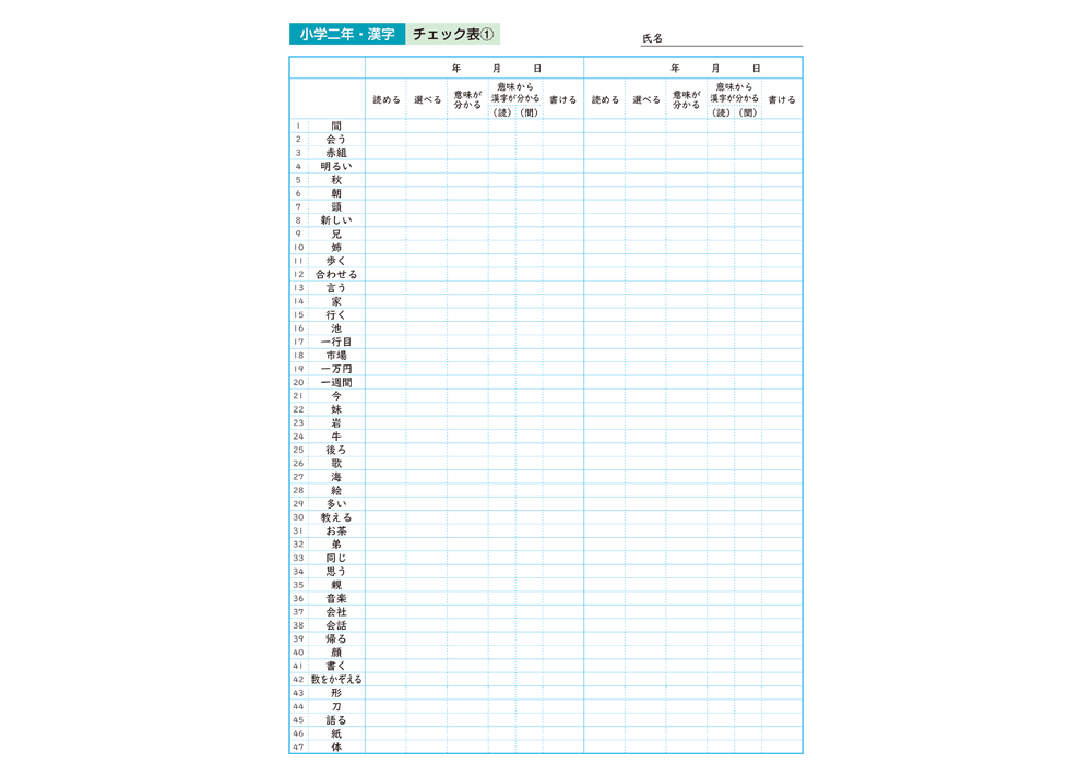 意味のある漢字カード 子ども学習支援 できるびより